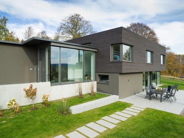 Holz-Fenster im Neubau